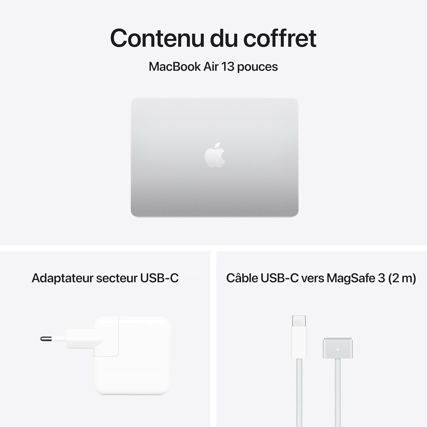 Apple MacBook Air 13 Pouces Ordinateur Portable avec Puce M4
